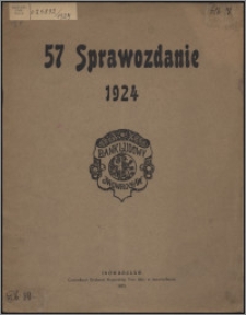 Sprawozdanie / Bank Ludowy w Inowrocławiu 57 (1924)