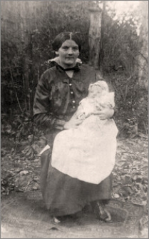 Leokadia Tyborska z córką Haliną