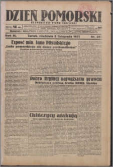 Dzień Pomorski 1931.11.08, R. 3 nr 258
