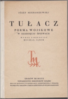 Tułacz : poema wojskowe w dziesięciu śpiewach
