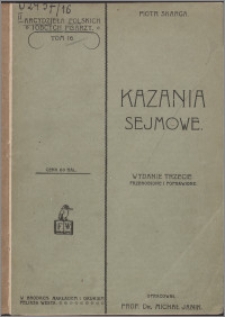 Kazania sejmowe