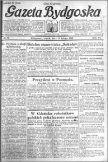 Gazeta Bydgoska 1927.02.18 R.6 nr 39