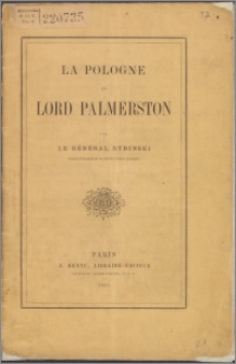 La Pologne et Lord Palmerston