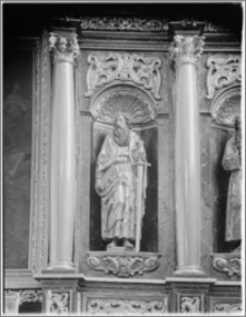 Beszowa [Kościół parafialny pw. św. Apostołów Piotra i Pawła - fragment ołtarza głównego]