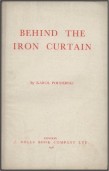 Behind the iron curtain