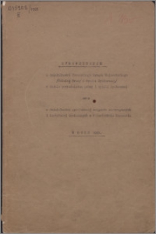 Sprawozdanie o Działalności Pomorskiego Urzędu Wojewódzkiego w Dziale Pośrednictwa Pracy i Opieki Społecznej oraz o Działalności Opiekuńczej Związków Samorządowych i Instytucyj Społecznych w Województwie Pomorskim w Roku 1928