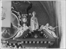 Chełmża. Kościół Parafialny Św. Trójcy [ob. Konkatedra Św. Trójcy]. Wnętrze-ołtarz główny fragment