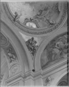 Kraków [Kościół pw. św. Anny – wnętrze – fragment sklepienia nawy płd.-wsch., sztukateria autorstwa Baltazara Fontany]