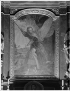 Czarnków. Kościół parafialny św. Marii Magdaleny. Kaplica Czarnkowskich-fragment ołtarza Anioł Stróż