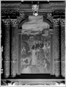 Kraków. Kościół pw. Bożego Ciała. Obraz w stallach