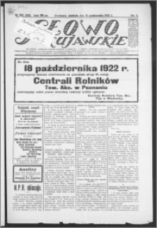 Słowo Kujawskie 1922, R. 5, nr 235