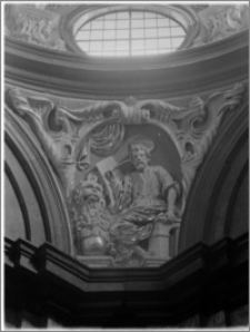 Kraków. Bazylika archikatedralna św. Stanisława i św. Wacława. Wnętrze. Fragment kopuły Kaplicy Wazów (Psałterzystów, Pradocińskiej)