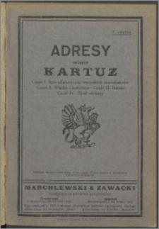 Adresy miasta Kartuz
