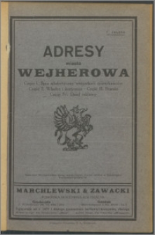 Adresy miasta Wejherowa