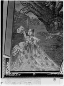 Krosno. Kościół pw. Trójcy Przenajświętszej. Obraz w nawie głównej - fragment
