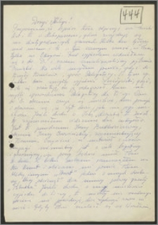 List Stanisława Kiałki z dnia 13 września 1962 roku