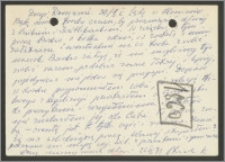 List Stanisława Kiałki z dnia 3 kwietnia 1971 roku