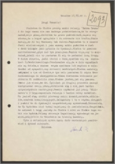 List Stanisława Kiałki z 17 czerwca [1974] roku