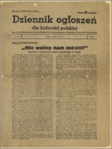 Dziennik ogłoszeń dla ludności polskiej, 1943.07.17, Nr 56