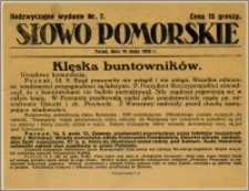 Słowo Pomorskie - Nadzwyczajne wydanie, 1926.05.14, Nr 7