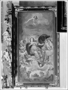 Krosno. Kościół pw. Trójcy Przenajświętszej. Obraz w nawie głównej