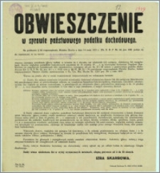 Obwieszczenie w sprawie państwowego podatku dochodowego