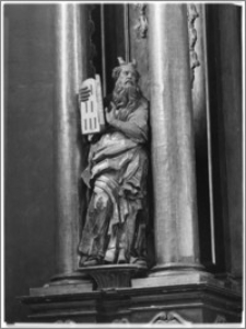 Rzeszów. Kościół oo. Bernardynów. Bazylika Wniebowzięcia Najświętszej Marii Panny. Fragment ołtarza bocznego
