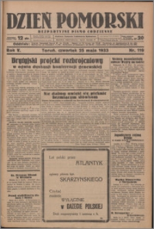 Dzień Pomorski 1933.05.25, R. 5 nr 119