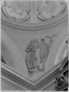 Tarłów – kościół parafialny pw. Świętej Trójcy [kaplica, fragment kopuły]