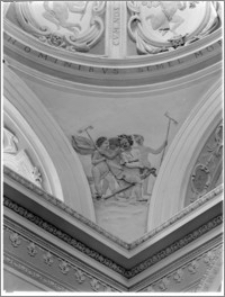 Tarłów – kościół parafialny pw. Świętej Trójcy [kaplica, fragment kopuły]