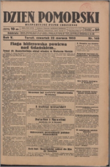 Dzień Pomorski 1933.06.22, R. 5 nr 140
