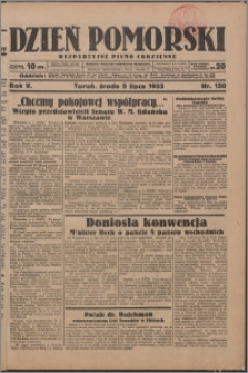 Dzień Pomorski 1933.07.05, R. 5 nr 150