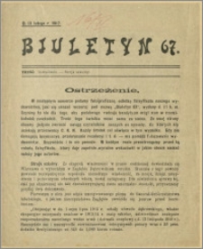Biuletyn 67. 13 lutego 1917 r.