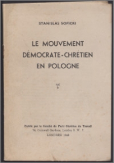 Le mouvement démocrate-chrétien en Pologne