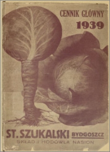 Główny cennik nasion oraz narzędzi i przyborów ogrodniczych na 1939 rok