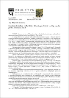 Biuletyn Koła Miłośników Dziejów Grudziądza 2008, Rok VI, nr 3(156): Cmentarzysko kultury wielbarskiej w Linowie, gm. Świecie n. Osą, woj. ku-jawsko- pomorskie, stan. 6