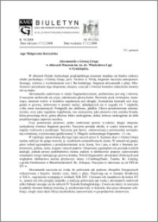 Biuletyn Koła Miłośników Dziejów Grudziądza 2008, Rok VI, nr 39(192): Akwamanila z Górnej Grupyw zbiorach Muzeum im. ks. dr. Władysława Łęgi w Grudziądzu.