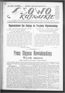 Słowo Kujawskie 1923, R. 6, nr 1