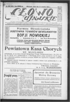 Słowo Kujawskie 1923, R. 6, nr 209