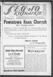 Słowo Kujawskie 1923, R. 6, nr 255