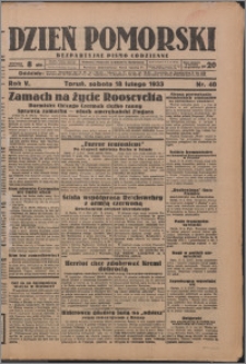 Dzień Pomorski 1933.02.18, R. 5 nr 40