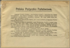 [Ulotka] : [Inc.:] Polska Pożyczka Państwowa