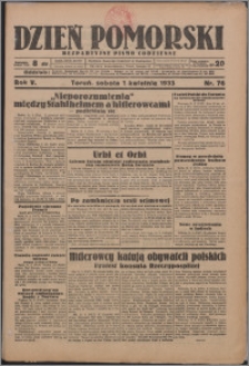 Dzień Pomorski 1933.04.01, R. 5 nr 76