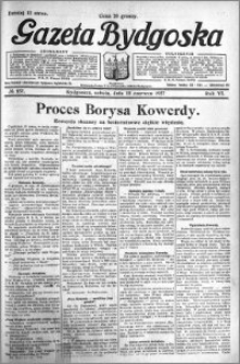 Gazeta Bydgoska 1927.06.18 R.6 nr 137