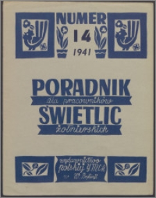 Poradnik dla Pracowników Świetlic Żołnierskich : wydawnictwo Polskiej YMCA w W. Brytanii 1941, nr 14