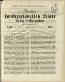 Deutsches konstitutionelles Blatt für das Grossherzogthum, 1848.05.05, nr 16