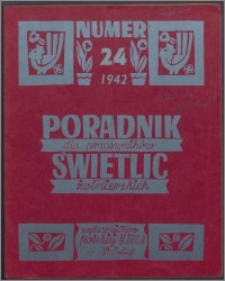 Poradnik dla Pracowników Świetlic Żołnierskich : wydawnictwo Polskiej YMCA w W. Brytanii 1942, nr 24
