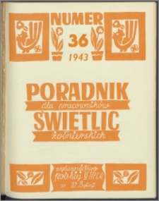 Poradnik dla Pracowników Świetlic Żołnierskich : wydawnictwo Polskiej YMCA w W. Brytanii 1943, nr 8 (36)