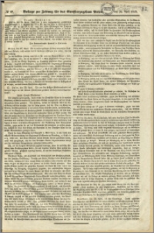 Beilage zur Zeitung der Grossherzogthums Posen, 1848.04.26