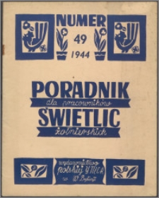 Poradnik dla Pracowników Świetlic Żołnierskich : wydawnictwo Polskiej YMCA w W. Brytanii 1944, nr 49